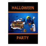 Halloween-Party Karten