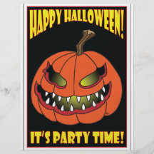 HALLOWEEN-PARTY-KARTEN -2 CUSTOM FLYER