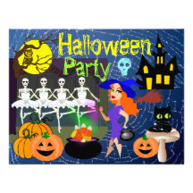 Halloween-Partyeinladung