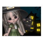 Halloween-Postkarte