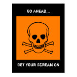 Halloween-Postkarte
