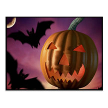 Halloween Postkarte