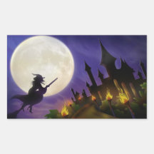 Halloween Rechteckige Sticker