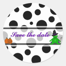 Halloween retten die dater Aufkleber