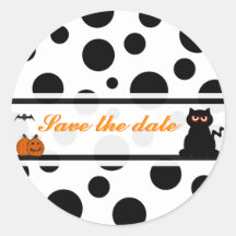 Halloween retten die dater Aufkleber