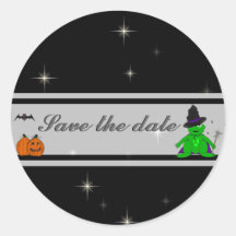 Halloween retten die dater Aufkleber