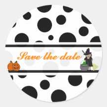Halloween retten die dater Aufkleber