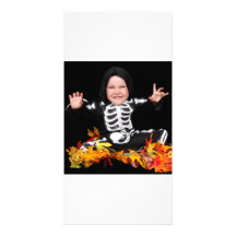 Halloween-Skelett-Süsse! Photo Karten Vorlage