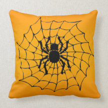 Halloween-Spinne Zierkissen