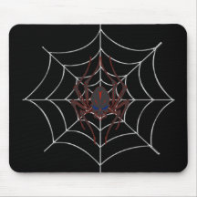 Halloween-Spinnen-Netz Mousepad