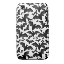 Halloween-Vampirs-Schläger iPhone 3 Fall iPhone 3 Case-Mate Hülle
