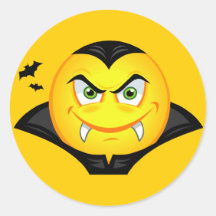 Halloween-Vampirs-smiley Sticker