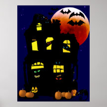 Halloween-Villendruck Plakatdruck