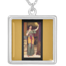 Halskette-Klassische Kunst-Godward-Pompeian Dame