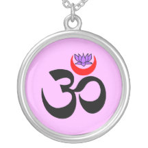 Halskette OM Lotus - Yoga-Geschenke