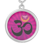 Halskette OM Lotus - Yoga-Geschenke