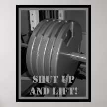 HALT DIE SCHNAUZE UND HEBEN SIE AN! Weightlifting-
