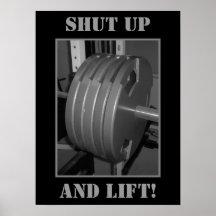 HALT DIE SCHNAUZE UND HEBEN SIE AN! Weightlifting-