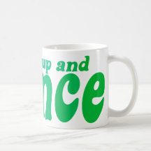 Halt die Schnauze und tanzen Sie Tee Tasse