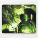Halten der grünen Laterne mousepads