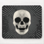 Haltone Schädel: Vektorgrafik: Mousepad