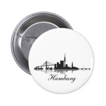 Hamburg Button / Anstecker / Pin