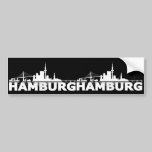 Hamburg City Skyline Autoaufkleber / Aufkleber autoaufkleber