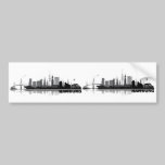 Hamburg City Skyline Autoaufkleber / Aufkleber autoaufkleber