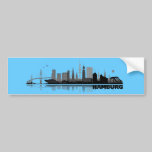 Hamburg City Skyline Autoaufkleber / Aufkleber autoaufkleber