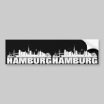 Hamburg City Skyline Autoaufkleber / Aufkleber autoaufkleber