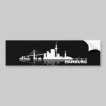 Hamburg City Skyline Autoaufkleber / Aufkleber autoaufkleber