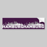 Hamburg City Skyline Autoaufkleber / Aufkleber autoaufkleber