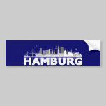 Hamburg City Skyline Autoaufkleber / Aufkleber autoaufkleber