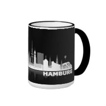 Hamburg City Skyline Tasse / Becher