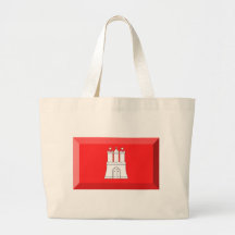 Hamburg-Flaggen-Edelstein Tasche
