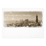 Hamburg Michel, Weihnachtsgrüße aus Hamburg, Karte Individuelle Ankündigungen