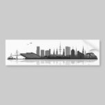 Hamburg Skyline Aufkleber autoaufkleber