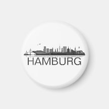 Hamburg Skyline Kühlschrank Magnet Kühlschrankmagnete