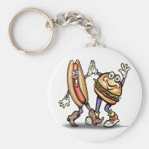 Hamburger des Würstchen-n Schlüsselbänder