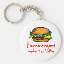 Hamburger-Liebhaber Schlüsselbänder
