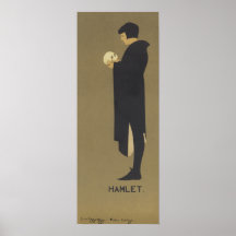 Hamlet-Kunst Nouveau Plakate