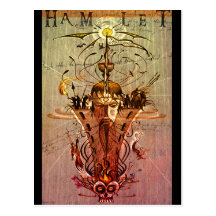 "Hamlet" Postkarte