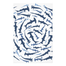 hammerhai Hammerhaihaifischsporttauchen Druckpapiere