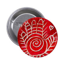Hamsa/heilende Hand/Hand von Fatima Button
