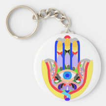 Hamsa - sehr bunt schlüsselanhänger