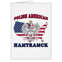 Hamtramck Michigan Polnisches Karten