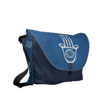 Hand Miriam (Hamsa) der Bote-Tasche Kurier Tasche