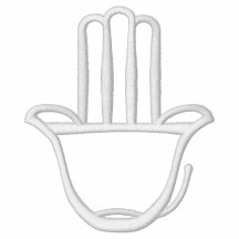 Hand Miriam (Hamsa) gestickten Polo