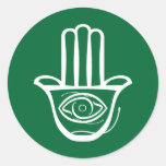 Hand von Miriam (Hamsa) Aufkleber