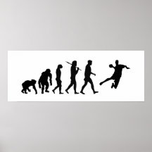 Handball-enormes Plakat - Handball-Evolution des S